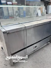  2 ثلاجة عرض دلي قياس متر وستين شغاله مية بالمية فحص تبريد ممتاز ثلاجة دلي ثلاجة بطح ثلاجة البان براد
