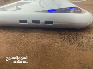  6 قاعده تبريد ps5 مع اضويه على داير المبرد اخضر احمر ازوق