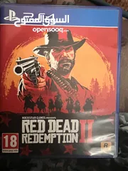  1 لعبتين red dead redemption 2 & assassin's creed valhalla للبدل