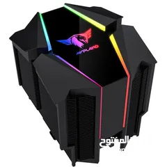  4 HuntKey MVP 620i Dual Tower CPU Cooler RGB / مروحة تبريد مع إضاءة