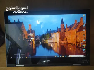  2 لابتوب ديل تطش 360 درجة كور i5 الجيل السابع