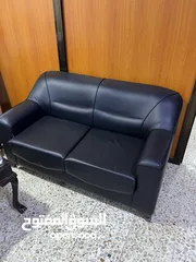  2 قنفات جلد + مكتب تركي