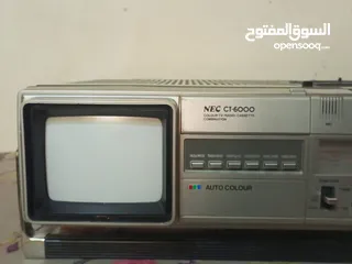  3 تلفزيون وراديو ومسجل قديم ياباني صناعة 1979 شغال بحاله ممتازة جدا جدا وكالة