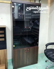  23 خزانة ملفات ابواب زجاج عمق 40سم عدة الوان  متوفر بعدة الوان حسب الطلب توصيل مجاني داخل عمان والزرقاء