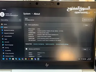  3 لابتوب اش بي (hp) مستعمل بحالة الوكالة المعلومات موضحة بالصورة الجهاز فل نظافة