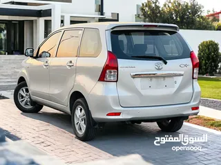  7 AED 780 PM  TOYOTA AVANZA SE 1.5L V4 RWD  7 SEATER  0% DP  ORIGNAL PAINT  WELL MAINTAINED