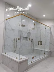  8 أبواب زجاج و شاور بوكس للحمامات