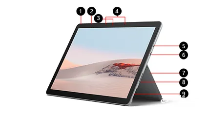  2 مطلوب جهاز Microsoft Surface Go 2 بالمواصفات التالية.