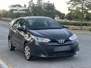  5 تويوتا يارس 2018 فحص 7 جيد وفل اوتوماتيك بحالة الوكالة