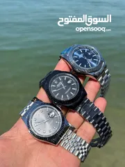  1 ساعات Rolex Datejust كوبي درجة أولى بتفاصيل دقيقة ولمسة فخامة واضحة. مكينة مكشوفة، كستك صب ثقيل،