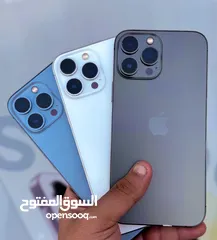  1 عرض خااص : iPhone 13pro max 256gb هواتف بحالة الوكالة بدون اي شموخ أو مشاكل و بأقل سعر