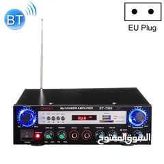  1 مضخم صوت AUDIO KARAOKE POWER AMPLIFIER BT-7388