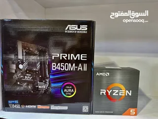  1 M.B +CPU AMD RYZEN 5 500 BOX