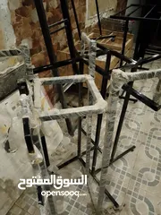  3 ستاندات ملابس حديد جديد  ستاندات عرض ملابس