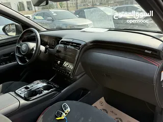  4 هونداي توسان NLine ترخيص 2022 محرك 1600 هايبرد plug in/يقطع على الشحنه 65 كيلو متر  271 حصان