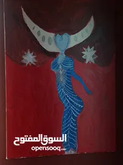  4 لوحه بدرجات الاحمر