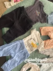 21 ملابس اطفال حديثي الولادة اكثر من 200 قطعة (من عمر صفر لغاية سنة)- ماركات اجنبية