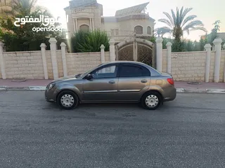  6 كيا ريو 2011 نخب اول اتومات بنزين اجار