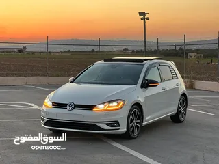  2 فولكسواجن جولف TSI 2019 اتوماتيك ماتور 1500 فل الفل فتحة  سقف بانوراما