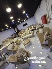  8 افخم الاطقم المستوردة مكون من 9 مقاعد القماش خيال و السعر ولا اروح و ع الواقع جد بجنن و مريح