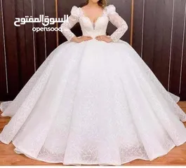  2 فساتين زفاف وخطوبه للبيع بسعر الجمله في عمان متوفر خدمه التوصيل لجميع المحافظات