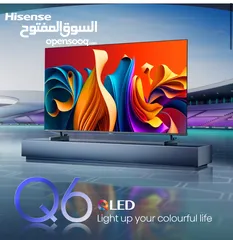  1 شاشه هايسينس QLED google tv وتدعم 120 hz