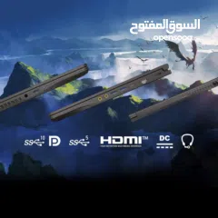  6 لابتوب جيمينج قوي جدا شبه جديد مع الكرتونة