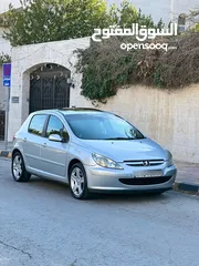  1 سيارة بيجو 307 موديل 2003 للبيع