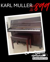  2 KARL MULLER UPRIGHT PIANO
