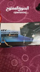  7 ادوات تسجيل مايك كوندينسر m800 مع كرت صوت v8 بحال  الوكاله استعمال قليل مع فانتوم بور جديد