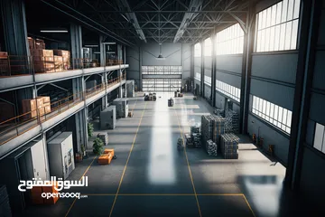  4 للايجار قسيمة ( مخزن ) بالعارضية مساحة 2500 متر PRIME FOOD INDUSTRIAL PLOT FOR RENT