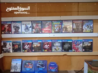  1 سيديات بلاي ستيشن 4 5 مستعمل وجديد بحاله الوكاله ابتداء من ثمان دنانير  اقرا الوصف