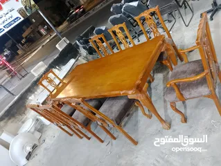  6 طاوله سفره 8 كراسي
