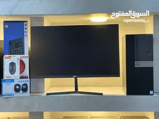  1 كمبيوترات امريكيه ديل كور اي COER I7 6th RAM16GB شاشات 24 انش جديده بلكرتونه بمواصفات قويه بسعر مغري