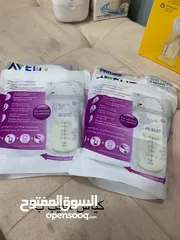  6 اغراض اطفال milk pump وكرسي وعربانه