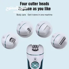  4 براون شحن 4 رؤوس ماكينة إزالة الشعر النسائية ENZO لجميع مناطق الجسم نظام شحن