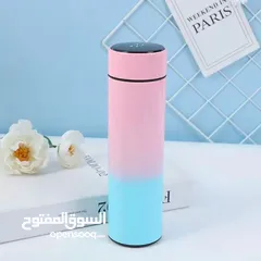  24 مج حراري ديجيتال حافظه قهوه حراريه مع شاشه تظهر درجه الحراره