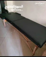  2 تخت مساج رجلين خشب