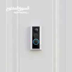  24 كاميرا Ring Peephole - جرس الباب مزوّد   فيديو ذكي - فيديو عالي الدقة - دردشة   مزدوج - سهولة التثبي