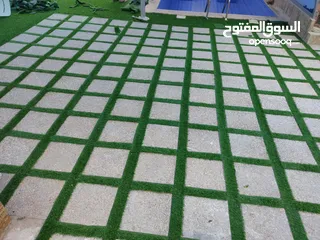  8 عشب صناعي اقل سعر بالمملكة وتحدي بسعر كثافة وثبات لون  يوجد صناعة  اردني  فيتنامي سعودي مصري امراتي