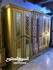  6 غرفة نوم خشب لاتيه