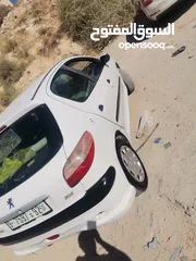  2 بيجو 206 موديل 2007 جير عادي ماتور 1400