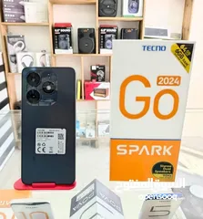  1 مستعمل ايام Spark GO رام 6 و 8 جيجا 64 و 128 أغراضة والكرتونه الأصلية متوفر توصيل