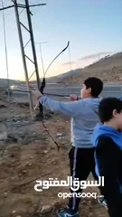  5 بكج قوس وأسهم وواقيات وحمالة