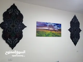 2 ديكور حائط خشب