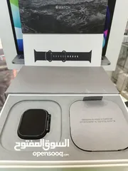  4 Apple Watch Ultra 2 Black Edition بطاريه 100% مشحونه مرتين