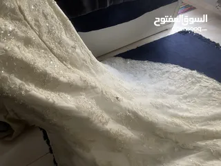  6 فستان عرس ابيض للبيع