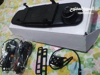  6 مرآة وسطية مع كاميرا أمامية وخلفية للبيع بسعر نهائي 10دنانير.