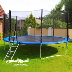  2 ترامبولين جميع المقاسات أعلى صنف ومواصفات تحمل اوزان عاليه حديد ثقيل وسماكه ممتازه يوجد خدمة توصيل