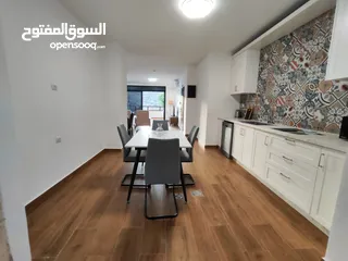  28 شقة جديدة مفروشة مع حديقة للإيجار – عين منجد  شارع إسكان المهندسين